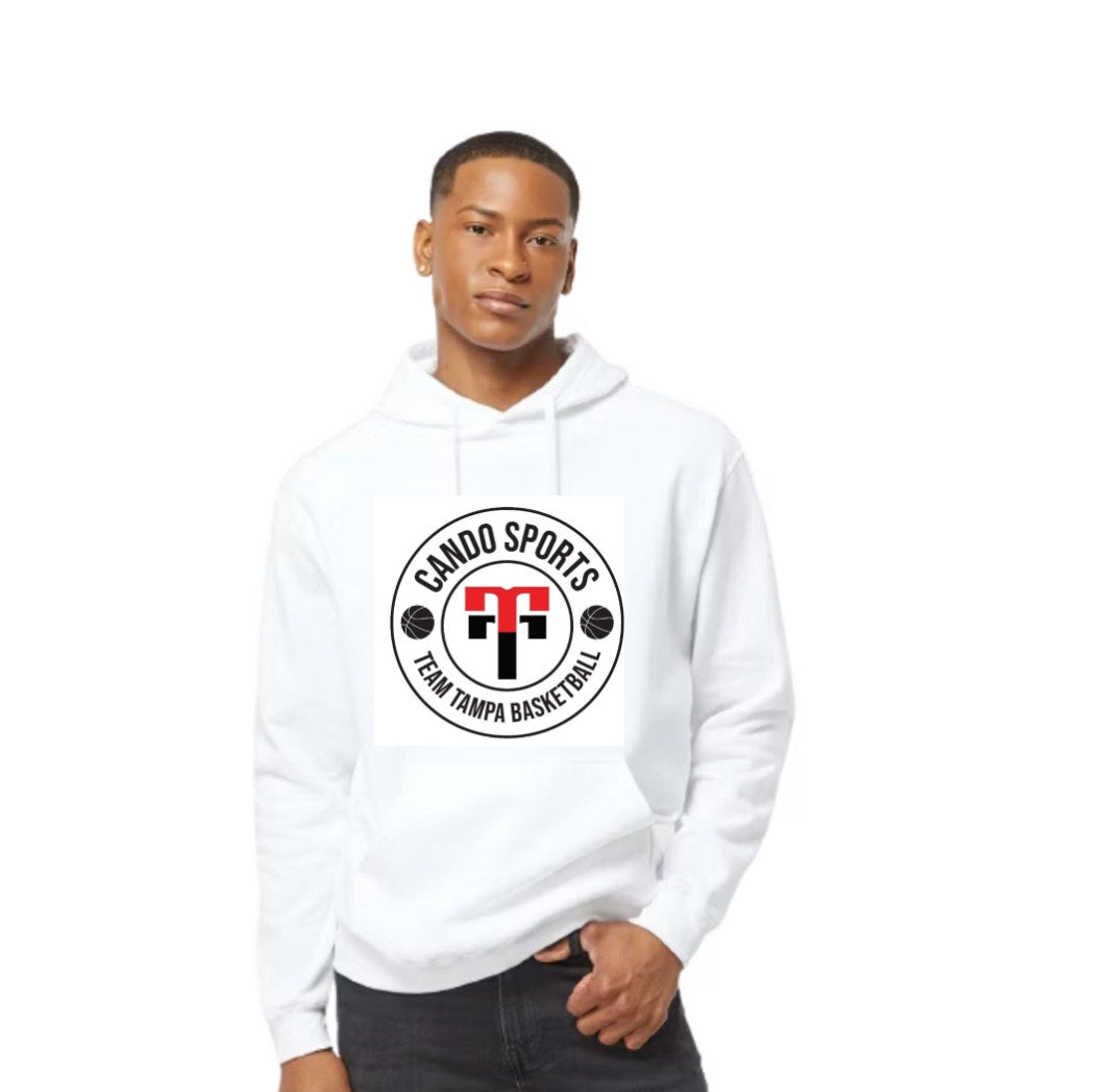 White Hoodie - CANDO & Team Tampa Logo